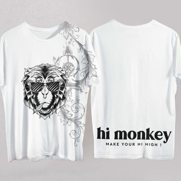 Hi Monkey T-Shirt White