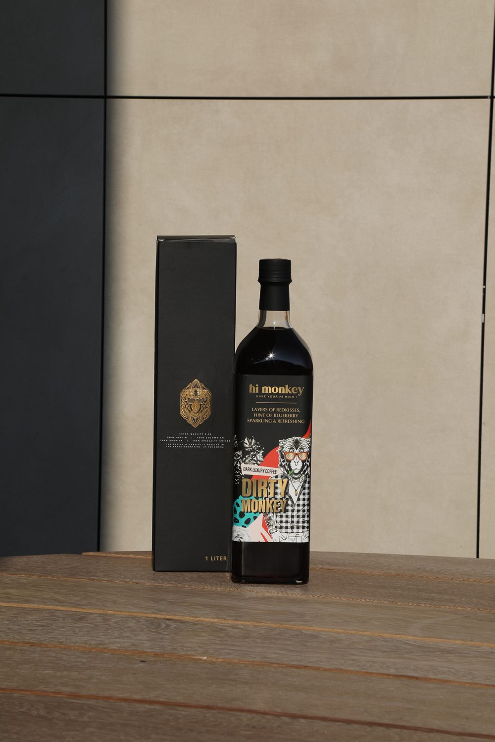 Dirty Monkey Coffee Bottle